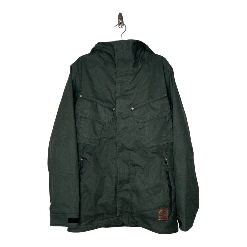 Analog Academy Jacket Men’s Small‎ Gray Outdoor Skiing Snowboarding Hooded Coat